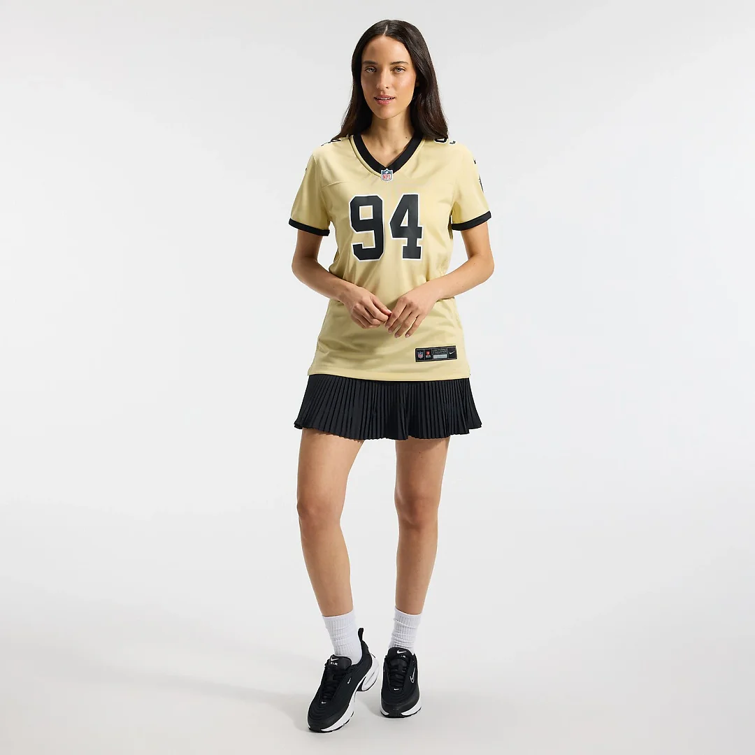 Zennovawear Cameron Jordan New Orleans Saints Women's Gameday Golds Alternate Game Player Jersey - Gold