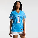 Zennovawear Cameron Ward Tennessee Titans Women's Game Jersey - Light Blue