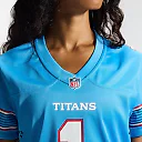 Zennovawear Cameron Ward Tennessee Titans Women's Game Jersey - Light Blue