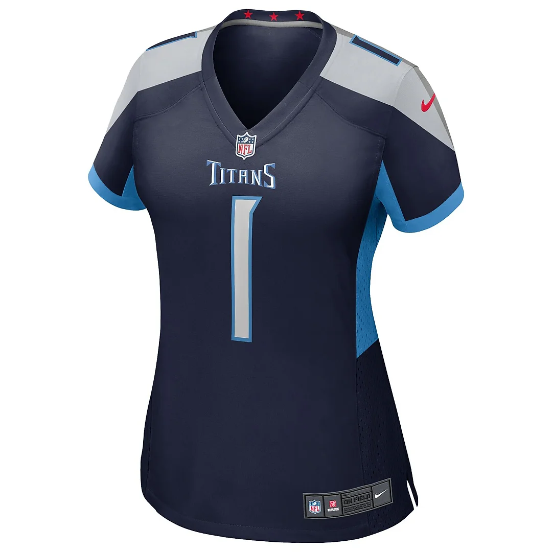 Zennovawear Cameron Ward Tennessee Titans Women's Alternate Game Jersey - Navy