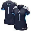 Zennovawear Cameron Ward Tennessee Titans Women's Alternate Game Jersey - Navy
