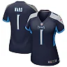 Zennovawear Cameron Ward Tennessee Titans Women's Alternate Game Jersey - Navy