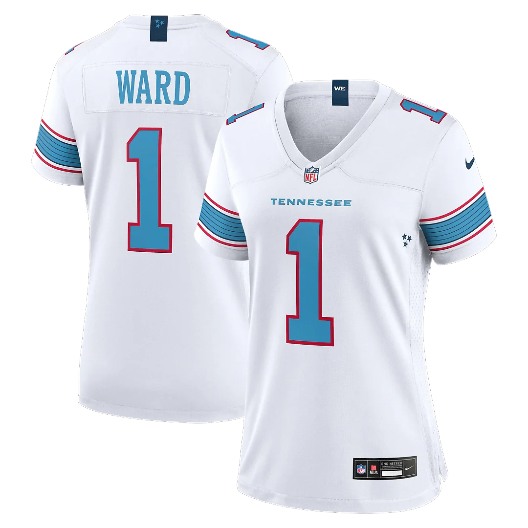 Zennovawear Cameron Ward Tennessee Titans Women's Game Jersey - White