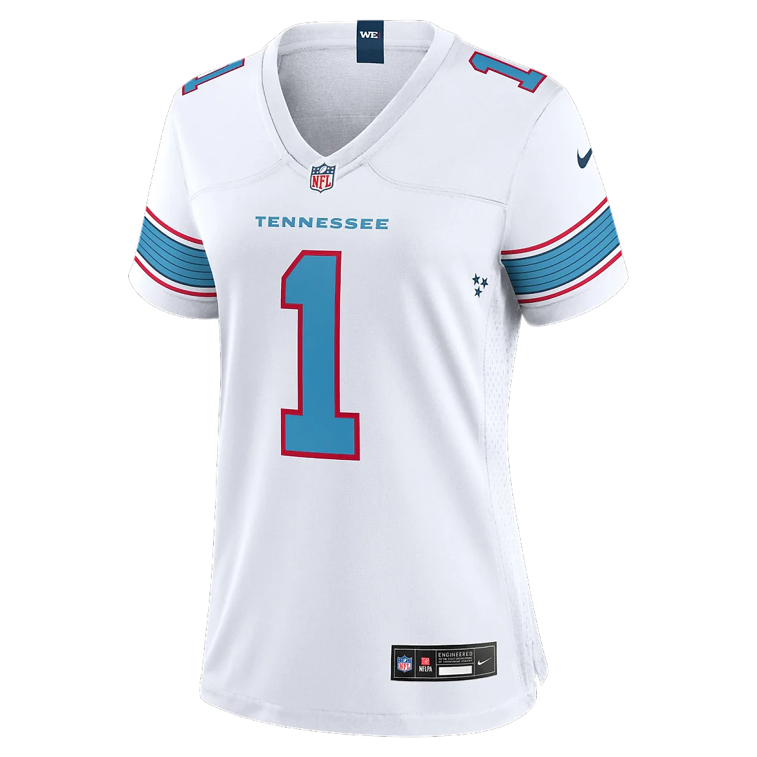 Zennovawear Cameron Ward Tennessee Titans Women's Game Jersey - White