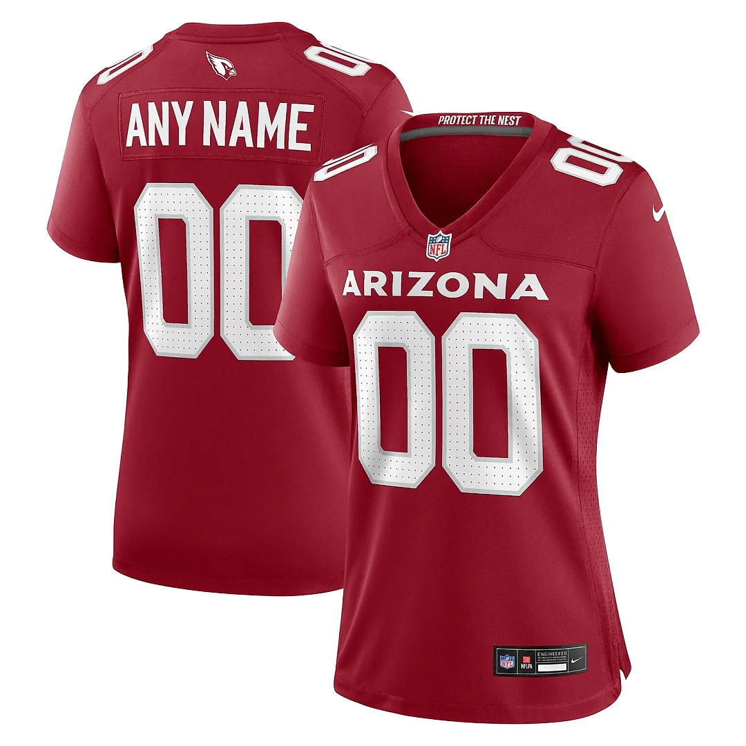 Zennovawear Arizona Cardinals Women's Custom Game Jersey - White