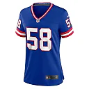 Zennovawear Carl Banks New York Giants Women's Classic Retired Player Game Jersey - Royal