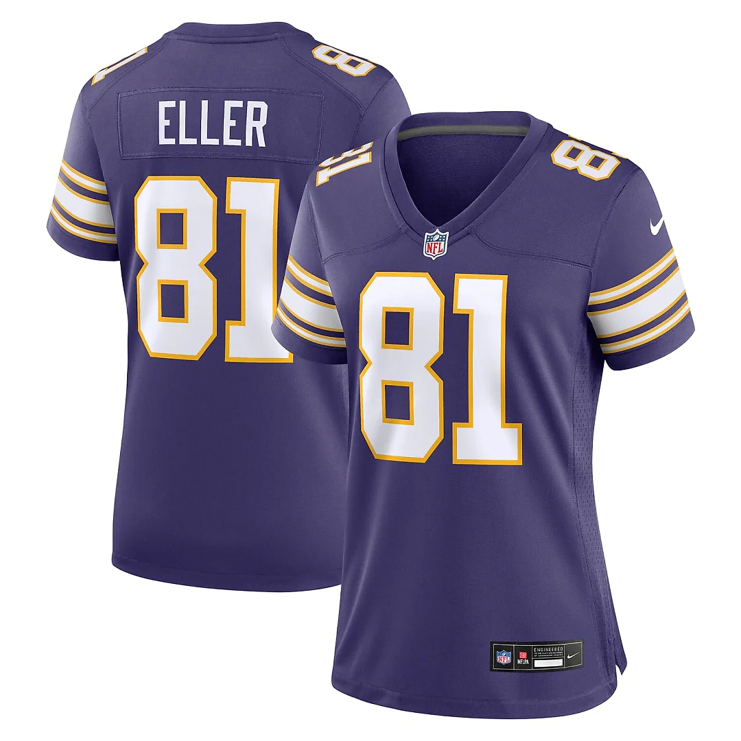Zennovawear Carl Eller Minnesota Vikings Women's Classic Retired Player Jersey - Purple