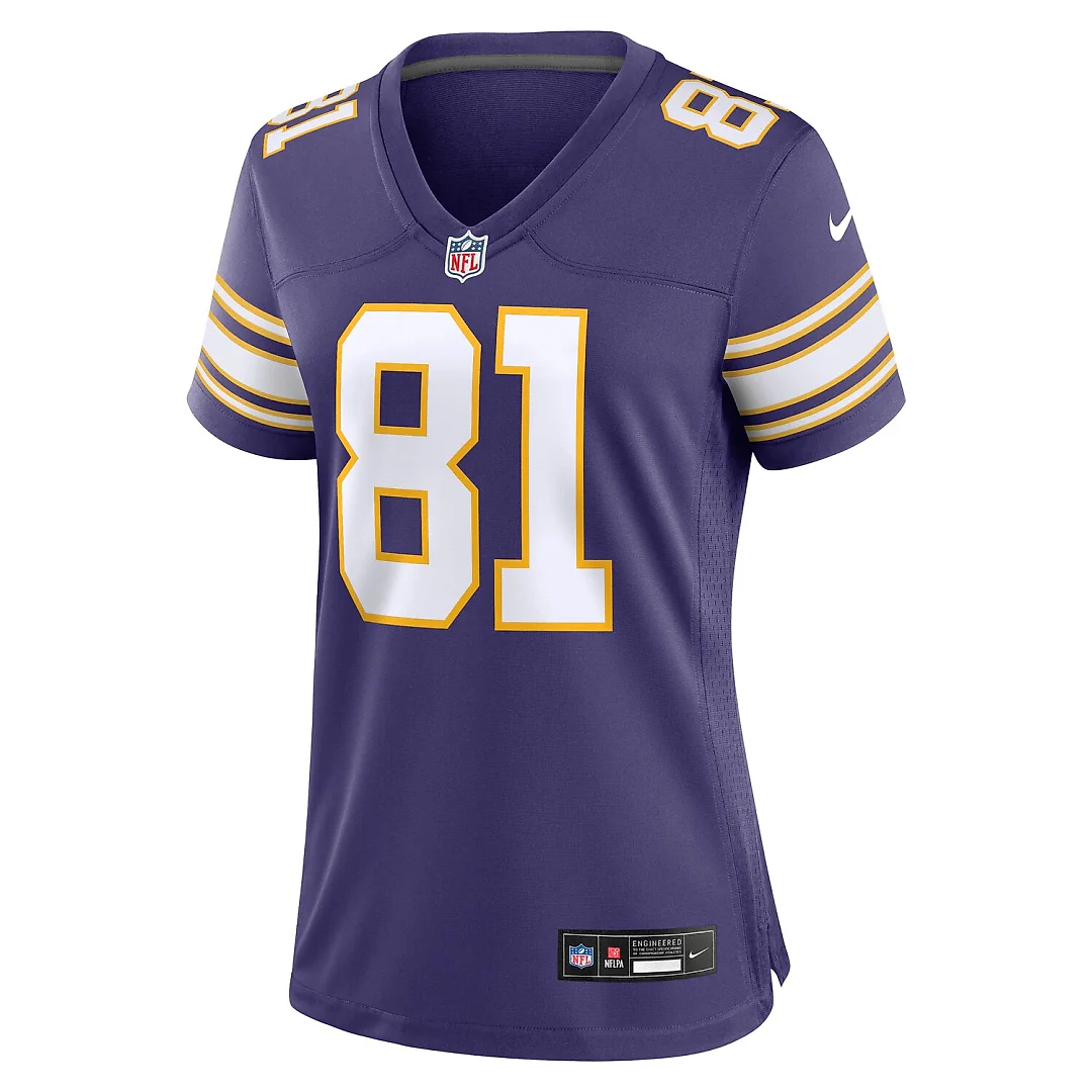 Zennovawear Carl Eller Minnesota Vikings Women's Classic Retired Player Jersey - Purple