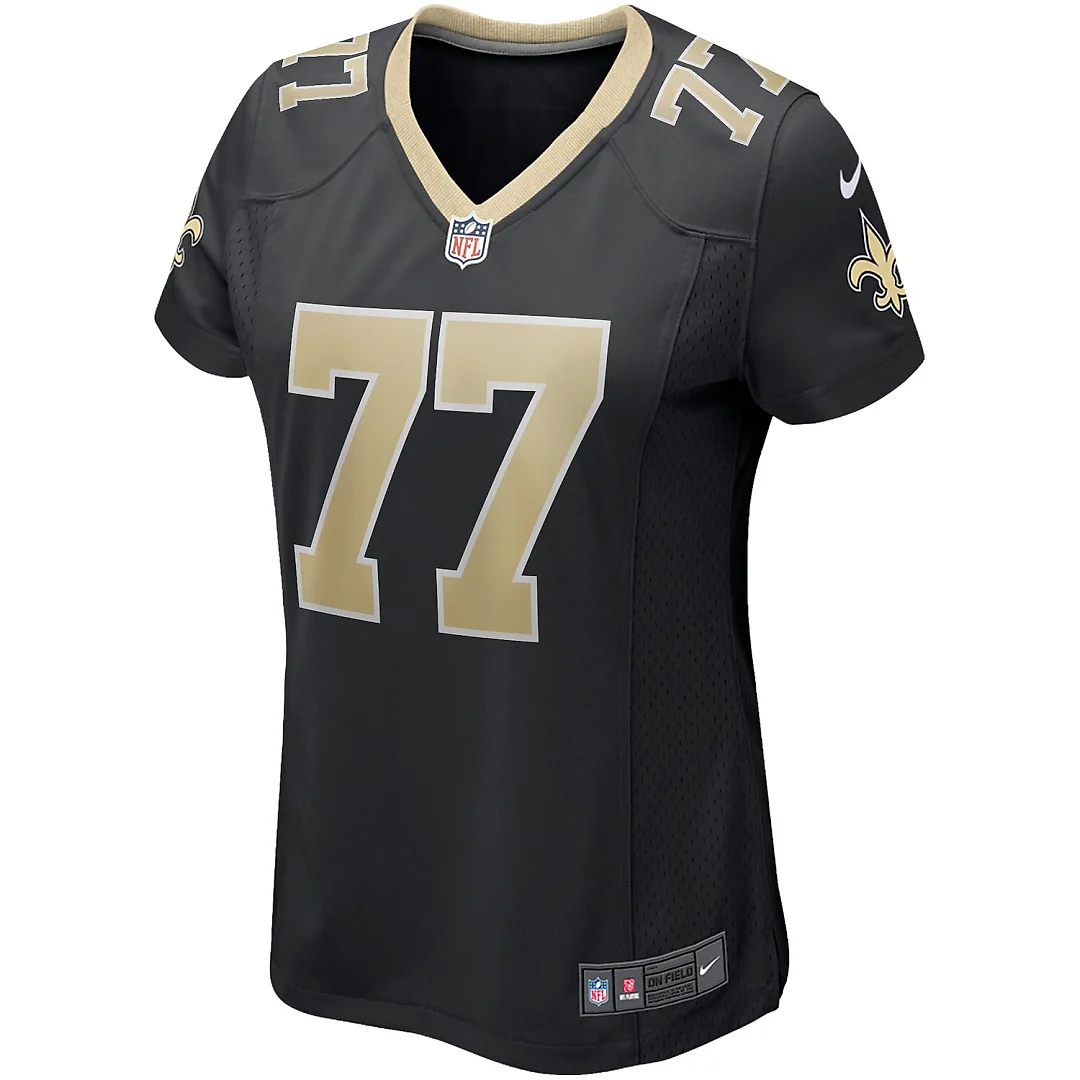 Zennovawear Carl Nicks New Orleans Saints Women's Game Retired Player Jersey - Black