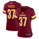Zennovawear Car'lin Vigers Washington Commanders Women's Team Game Jersey - Burgundy