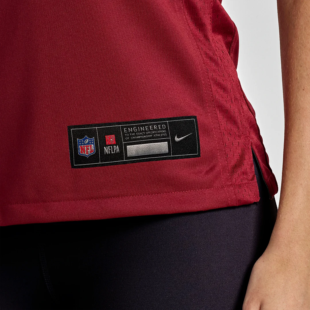 Zennovawear Car'lin Vigers Washington Commanders Women's Team Game Jersey - Burgundy