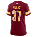 Zennovawear Car'lin Vigers Washington Commanders Women's Team Game Jersey - Burgundy