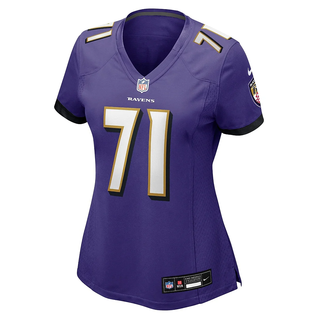 Zennovawear Carson Vinson Baltimore Ravens Women's Team Game Jersey - Purple
