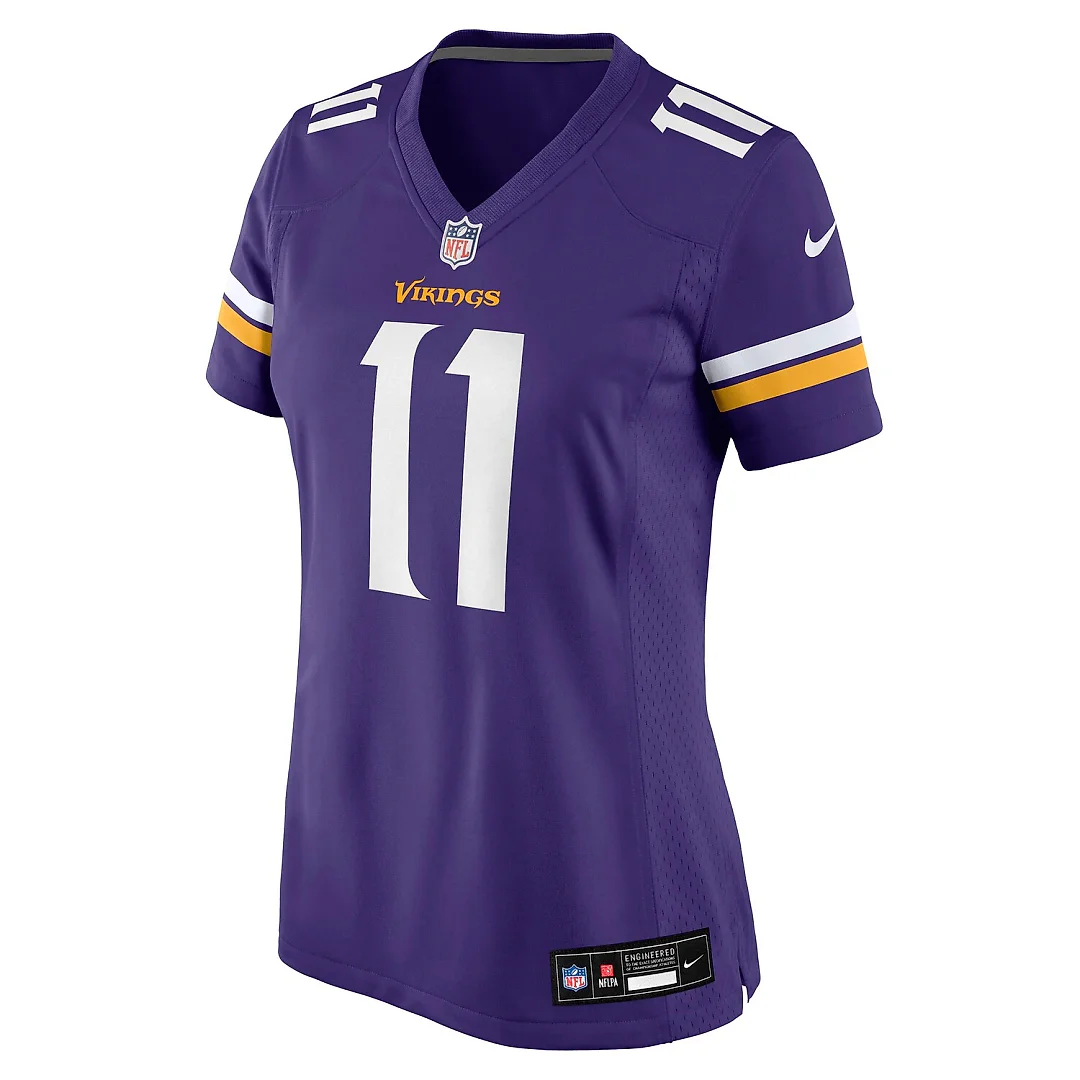 Zennovawear Carson Wentz Minnesota Vikings Women's Team Game Jersey - Purple