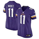 Zennovawear Carson Wentz Minnesota Vikings Women's Team Game Jersey - Purple