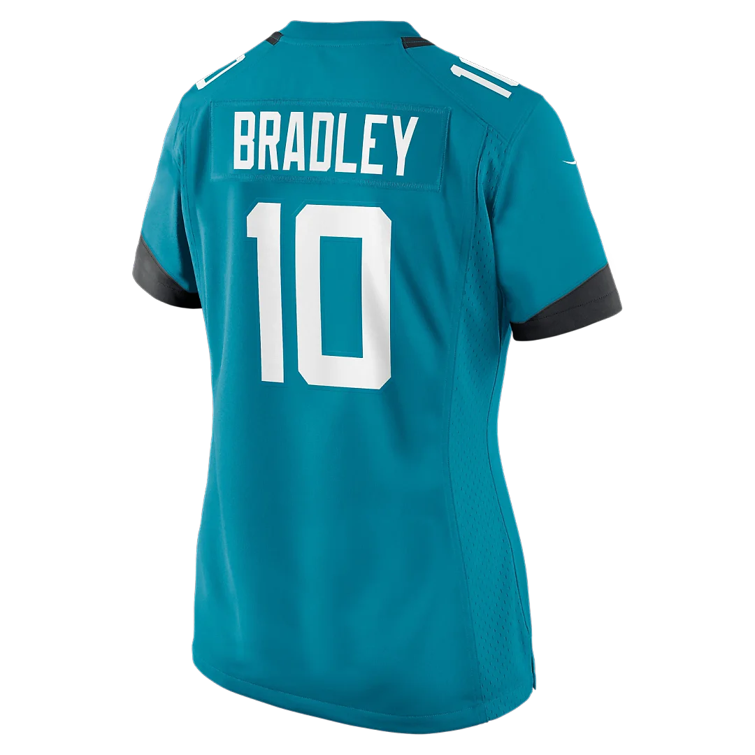 Zennovawear Carter Bradley Jacksonville Jaguars Women's Team Game Jersey - Teal