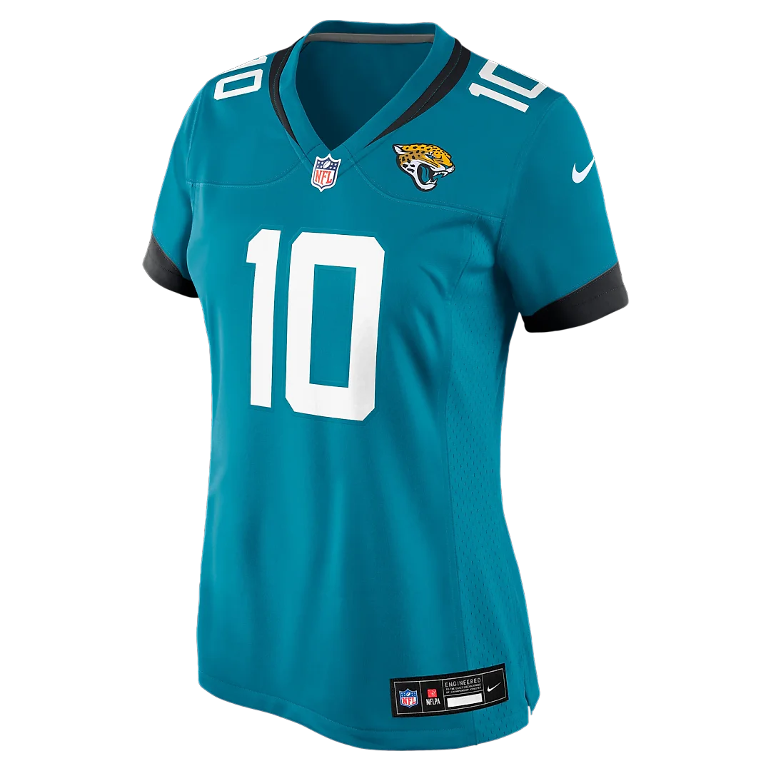 Zennovawear Carter Bradley Jacksonville Jaguars Women's Team Game Jersey - Teal