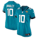 Zennovawear Carter Bradley Jacksonville Jaguars Women's Team Game Jersey - Teal