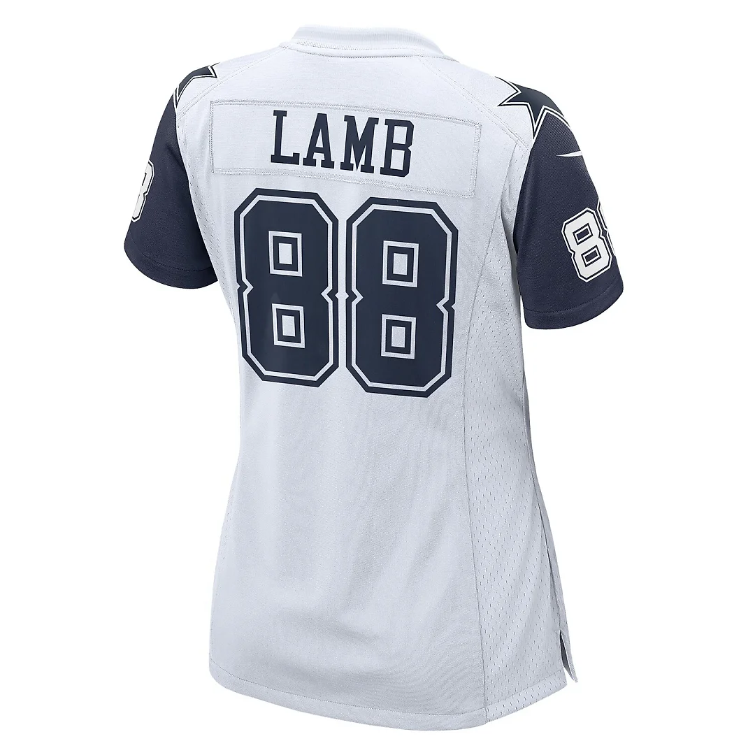 Zennovawear CeeDee Lamb Dallas Cowboys Women's 2nd Alternate Game Jersey - White