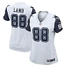 Zennovawear CeeDee Lamb Dallas Cowboys Women's 2nd Alternate Game Jersey - White