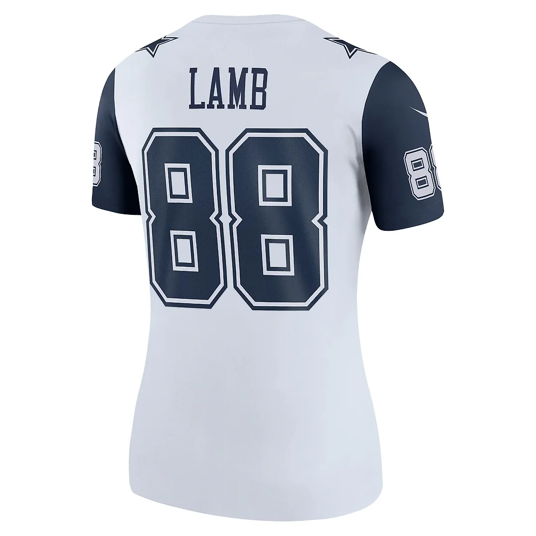 Zennovawear CeeDee Lamb Dallas Cowboys Women's Legend Player Performance Top - White