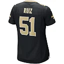 Zennovawear Cesar Ruiz New Orleans Saints Women's Game Jersey - Black