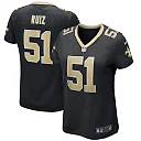 Zennovawear Cesar Ruiz New Orleans Saints Women's Game Jersey - Black
