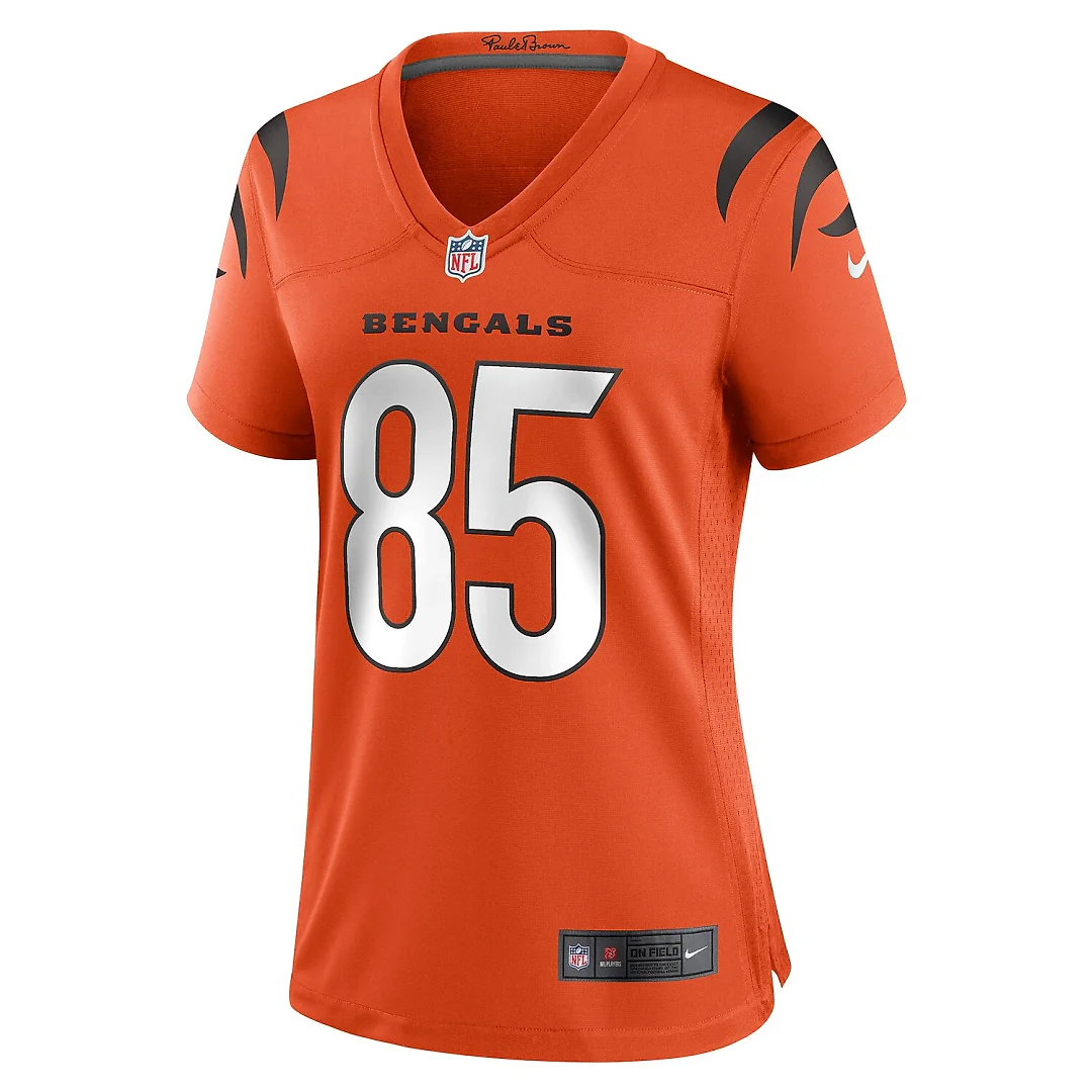 Zennovawear Chad Johnson Cincinnati Bengals Women's Retired Game Jersey - Orange
