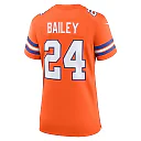 Zennovawear Champ Bailey Denver Broncos Women's Mile High Collection 1977 Throwback Retired Player Game Jersey - Orange