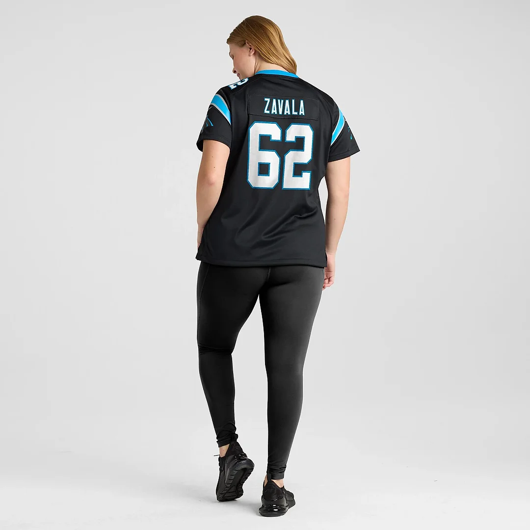 Zennovawear Chandler Zavala Carolina Panthers Women's Game Jersey - Black