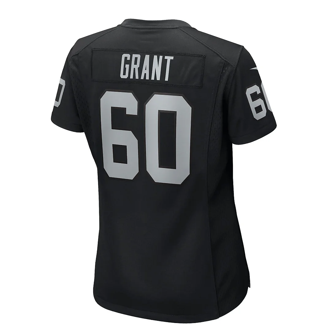 Zennovawear Charles Grant Las Vegas Raiders Women's Team Game Jersey - Black