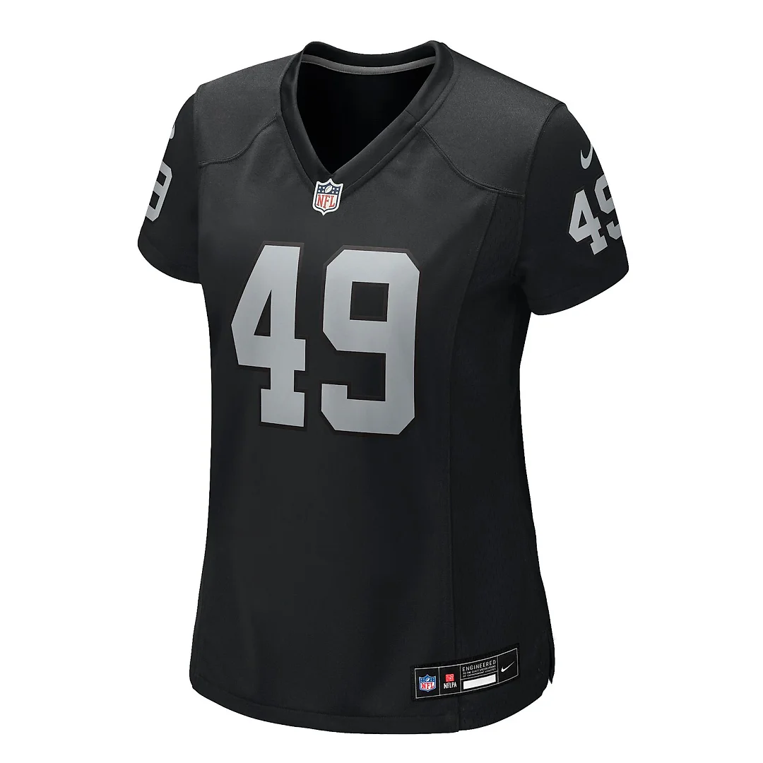 Zennovawear Charles Snowden Las Vegas Raiders Women's Team Game Jersey - Black