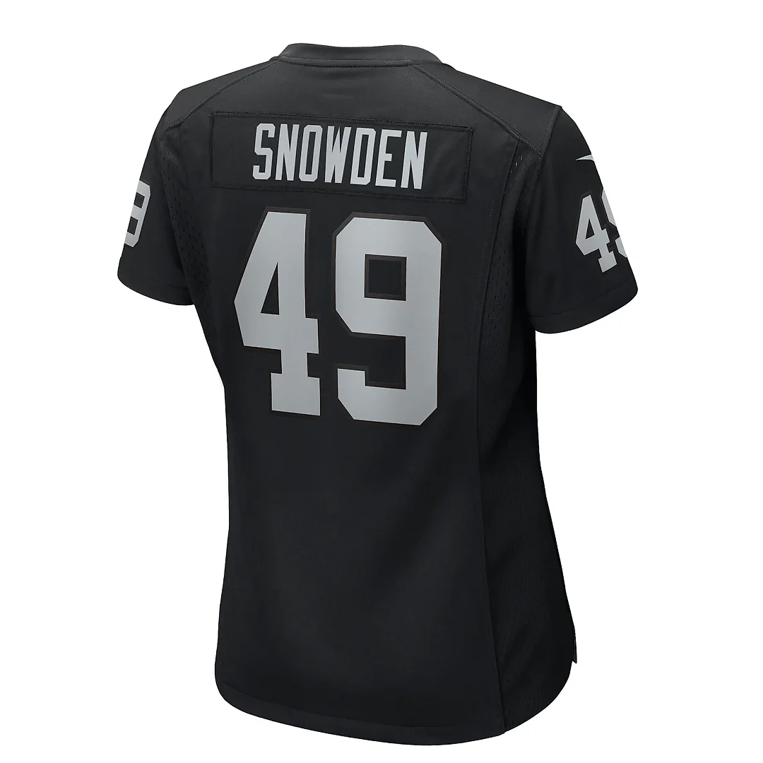 Zennovawear Charles Snowden Las Vegas Raiders Women's Team Game Jersey - Black