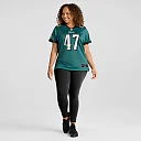 Zennovawear Charley Hughlett Philadelphia Eagles Women's Team Game Jersey - Midnight Green