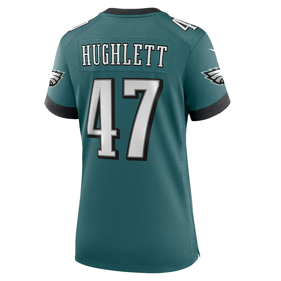 Zennovawear Charley Hughlett Philadelphia Eagles Women's Team Game Jersey - Midnight Green
