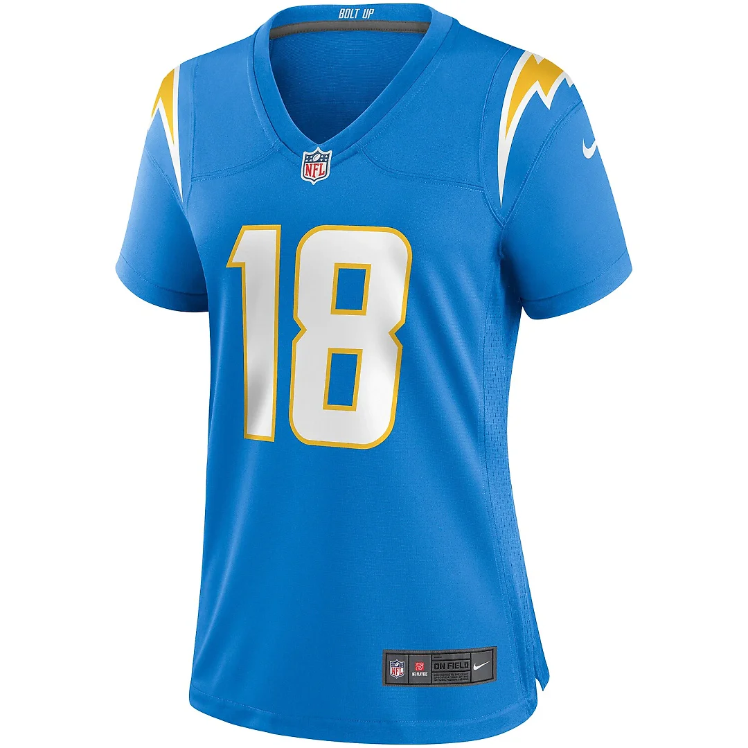 Zennovawear Charlie Joiner Los Angeles Chargers Women's Game Retired Player Jersey - Powder Blue