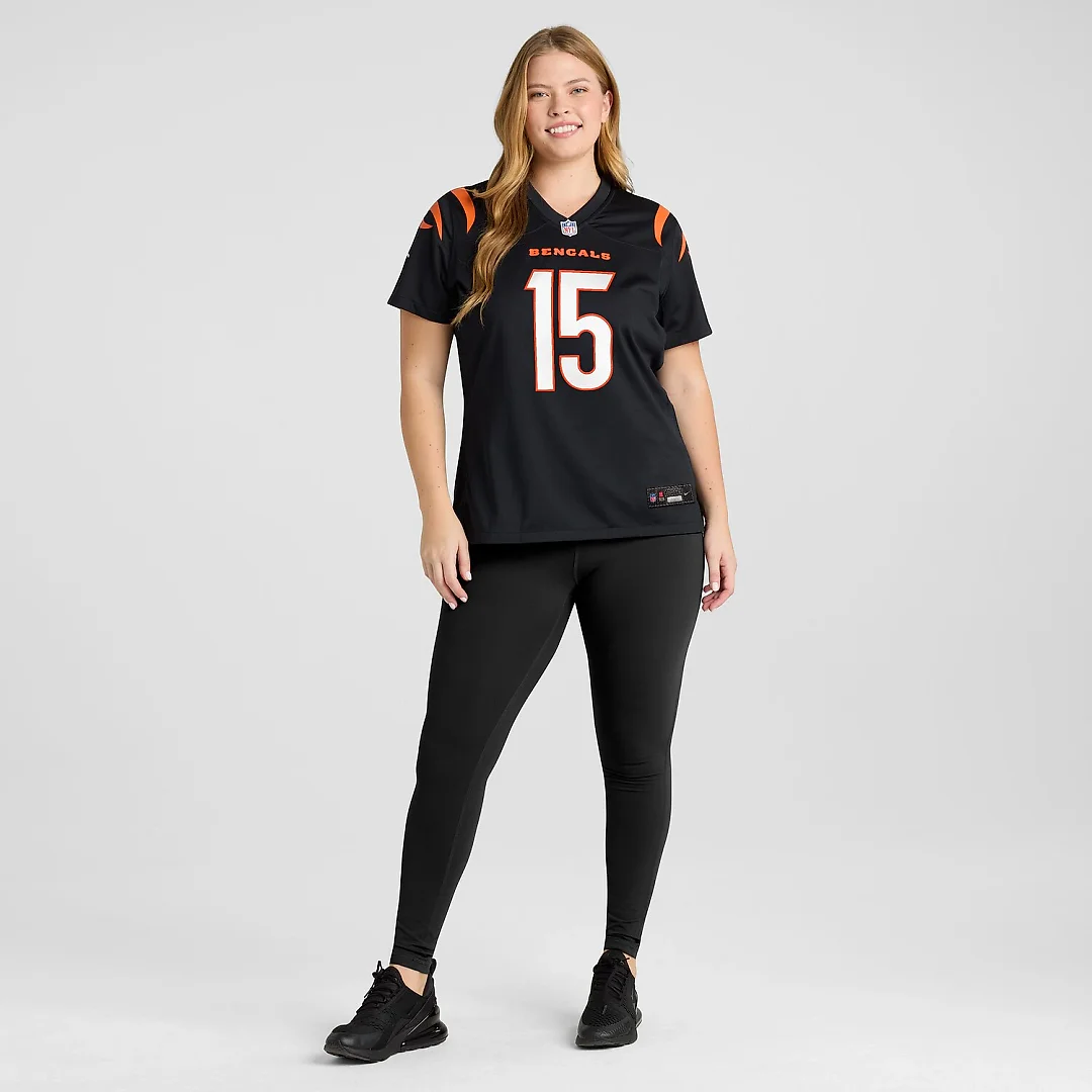 Zennovawear Charlie Jones Cincinnati Bengals Women's Team Game Jersey - Black