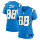 Zennovawear Charlie Kolar Los Angeles Chargers Women's Team Game Jersey - Powder Blue