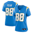 Zennovawear Charlie Kolar Los Angeles Chargers Women's Team Game Jersey - Powder Blue