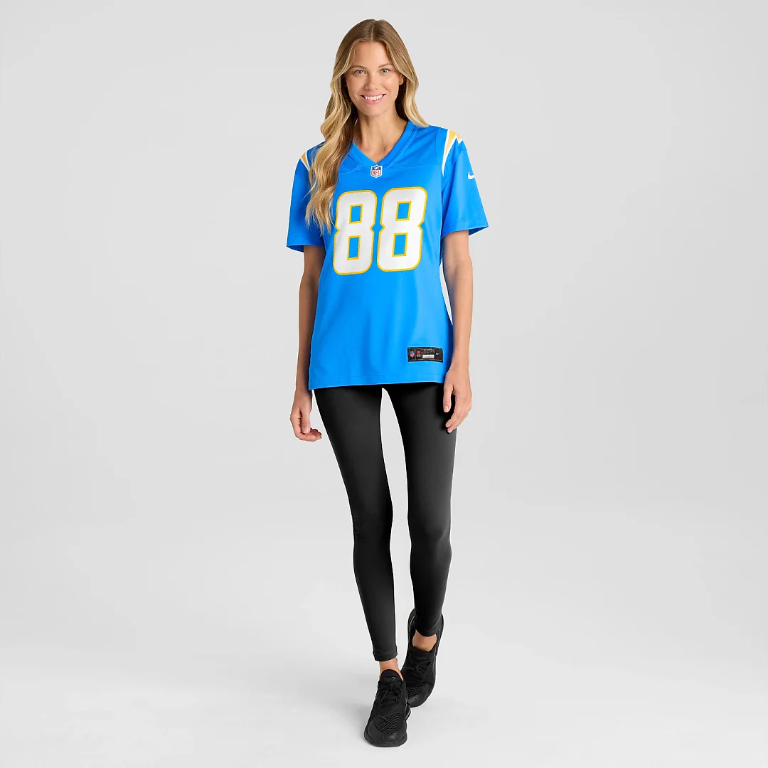 Zennovawear Charlie Kolar Los Angeles Chargers Women's Team Game Jersey - Powder Blue