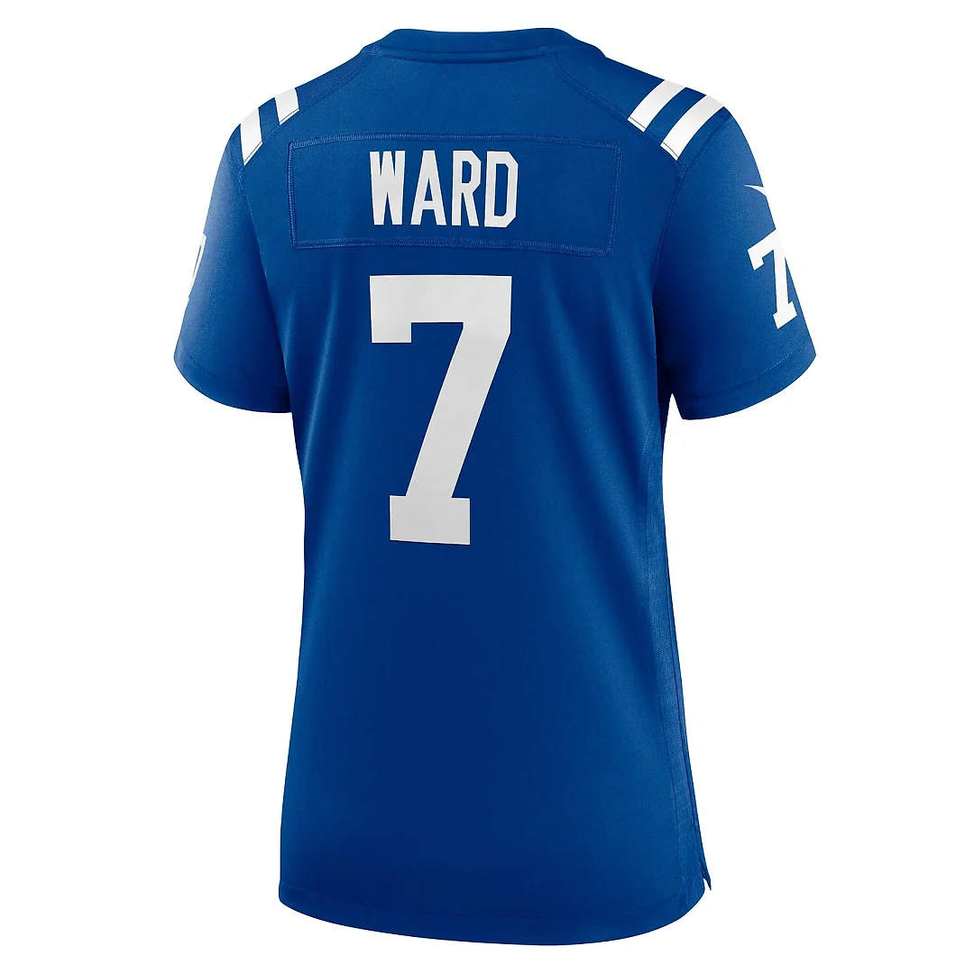 Zennovawear Charvarius Ward Indianapolis Colts Women's Team Game Jersey - Royal