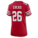 Zennovawear Chase Lucas San Francisco 49ers Women's Team Game Jersey - Scarlet