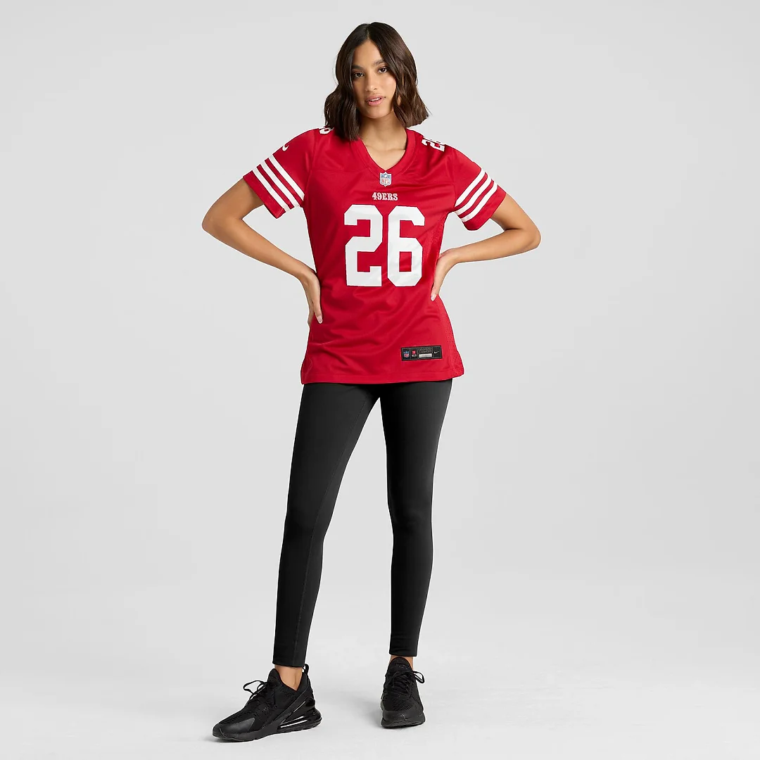 Zennovawear Chase Lucas San Francisco 49ers Women's Team Game Jersey - Scarlet