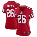 Zennovawear Chase Lucas San Francisco 49ers Women's Team Game Jersey - Scarlet
