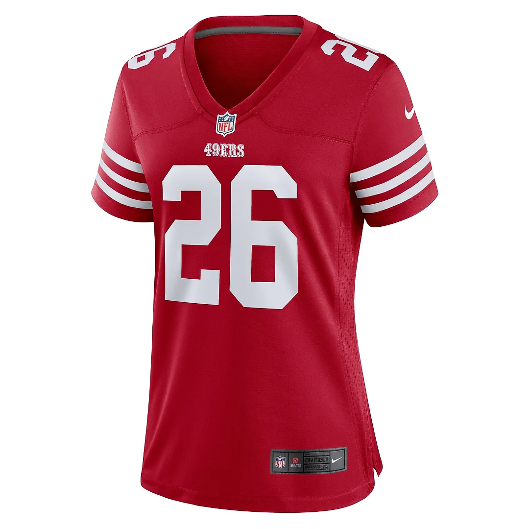 Zennovawear Chase Lucas San Francisco 49ers Women's Team Game Jersey - Scarlet