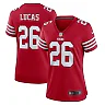 Zennovawear Chase Lucas San Francisco 49ers Women's Team Game Jersey - Scarlet