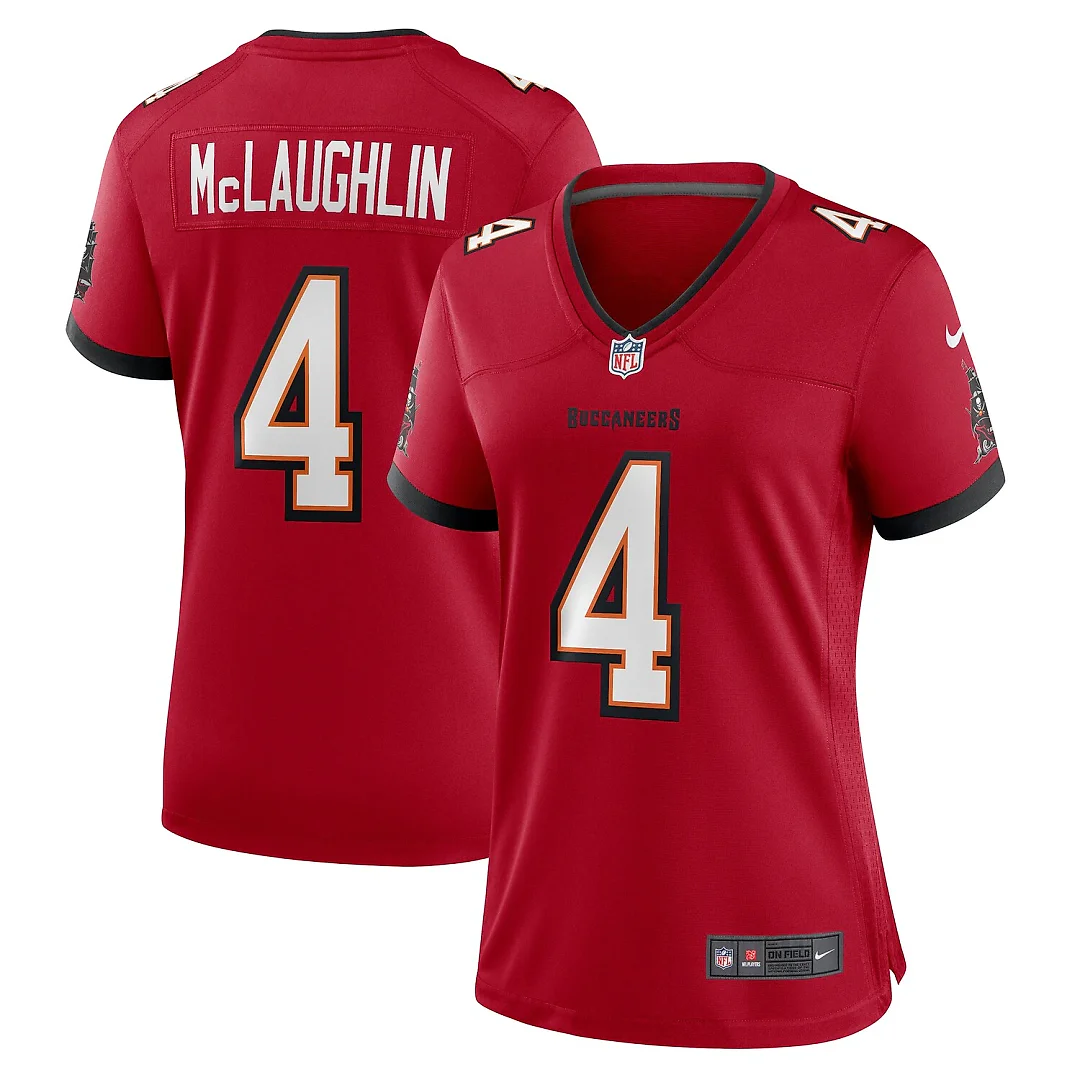 Zennovawear Chase McLaughlin Tampa Bay Buccaneers Women's Game Player Jersey - Red