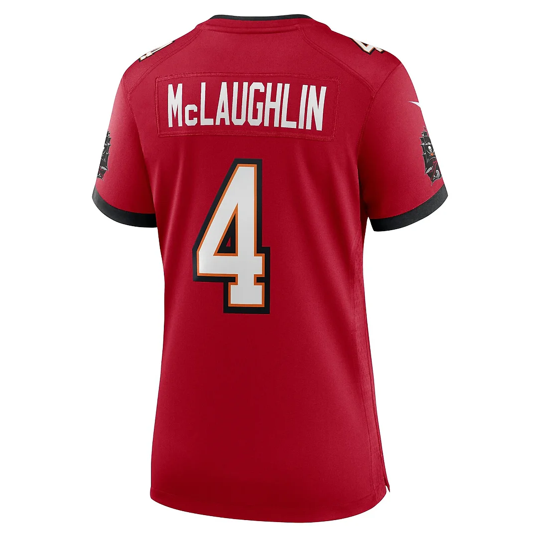 Zennovawear Chase McLaughlin Tampa Bay Buccaneers Women's Game Player Jersey - Red
