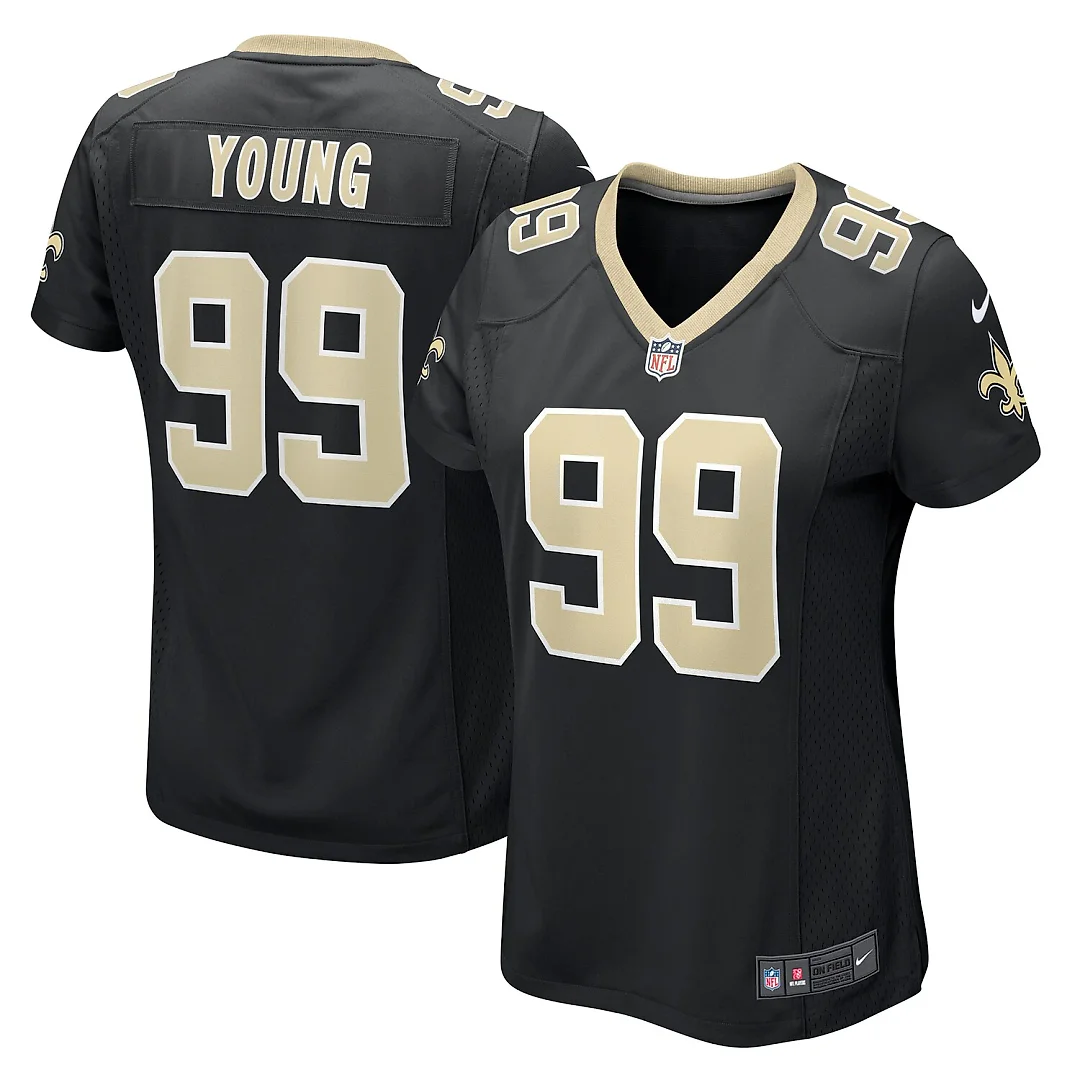 Zennovawear Chase Young New Orleans Saints Women's Game Jersey - Black