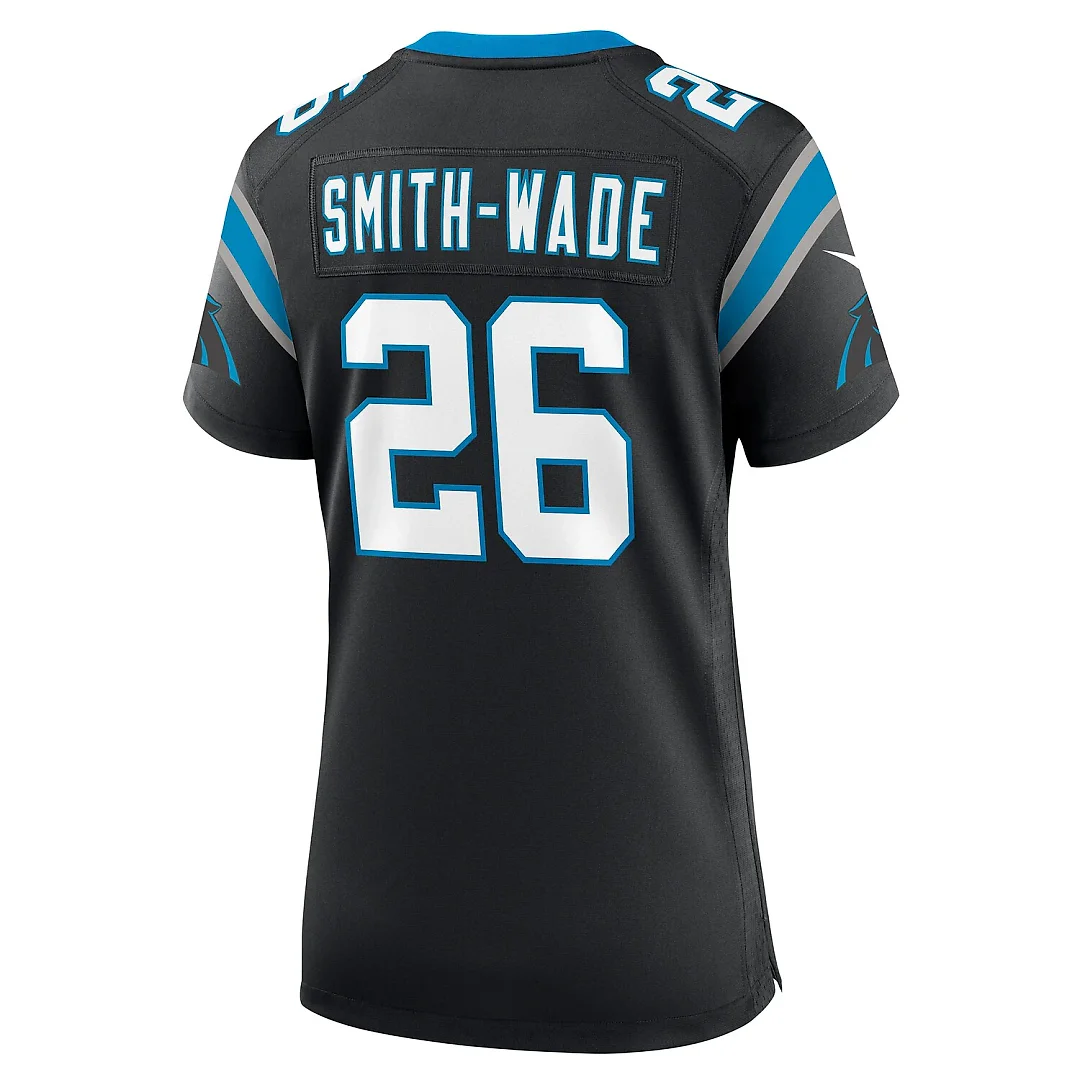 Zennovawear Chau Smith-Wade Carolina Panthers Women's Game Jersey - Black